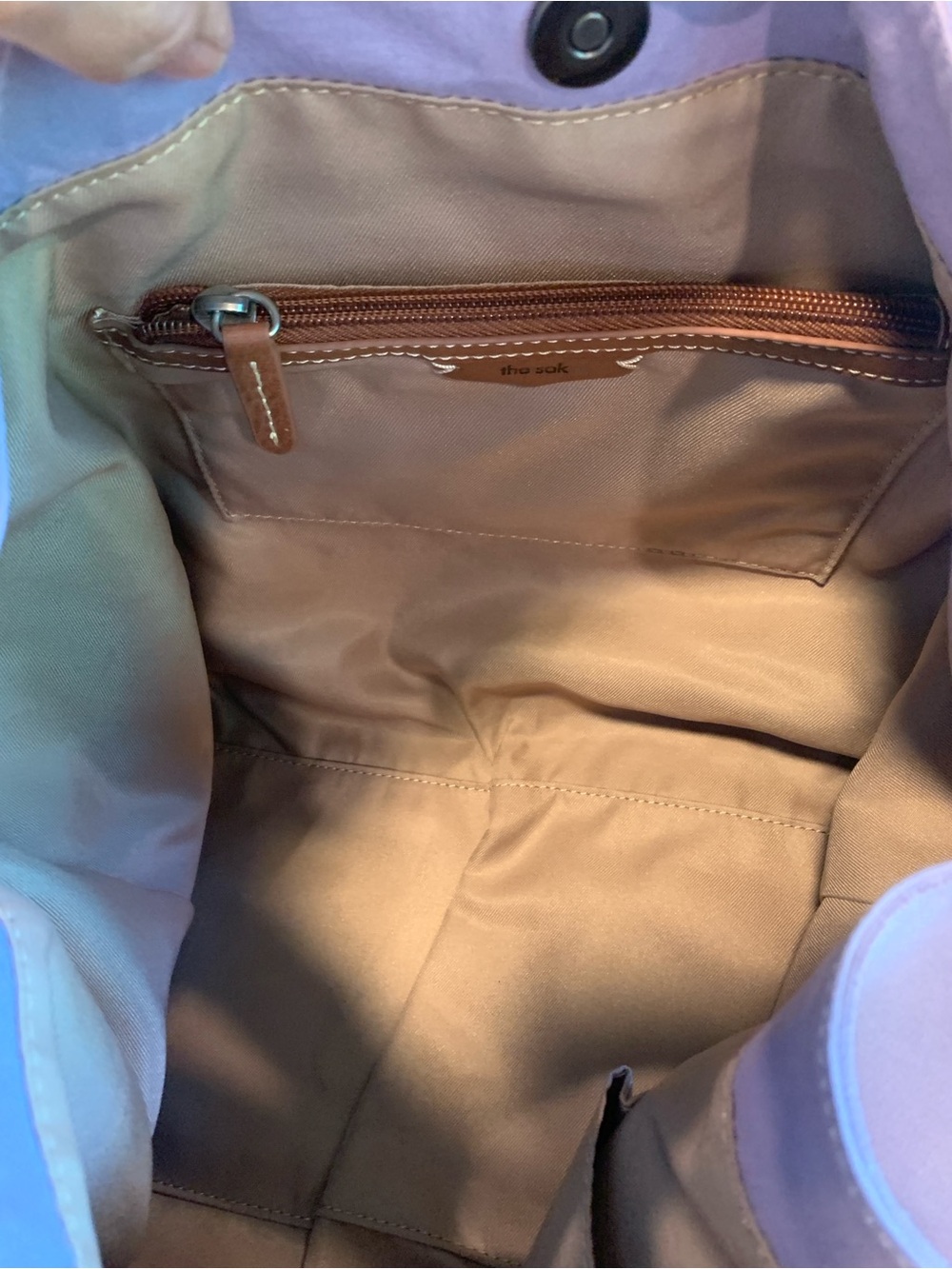 The Sak Los Feliz Lavender Suede Tote - Picture 5 of 14
